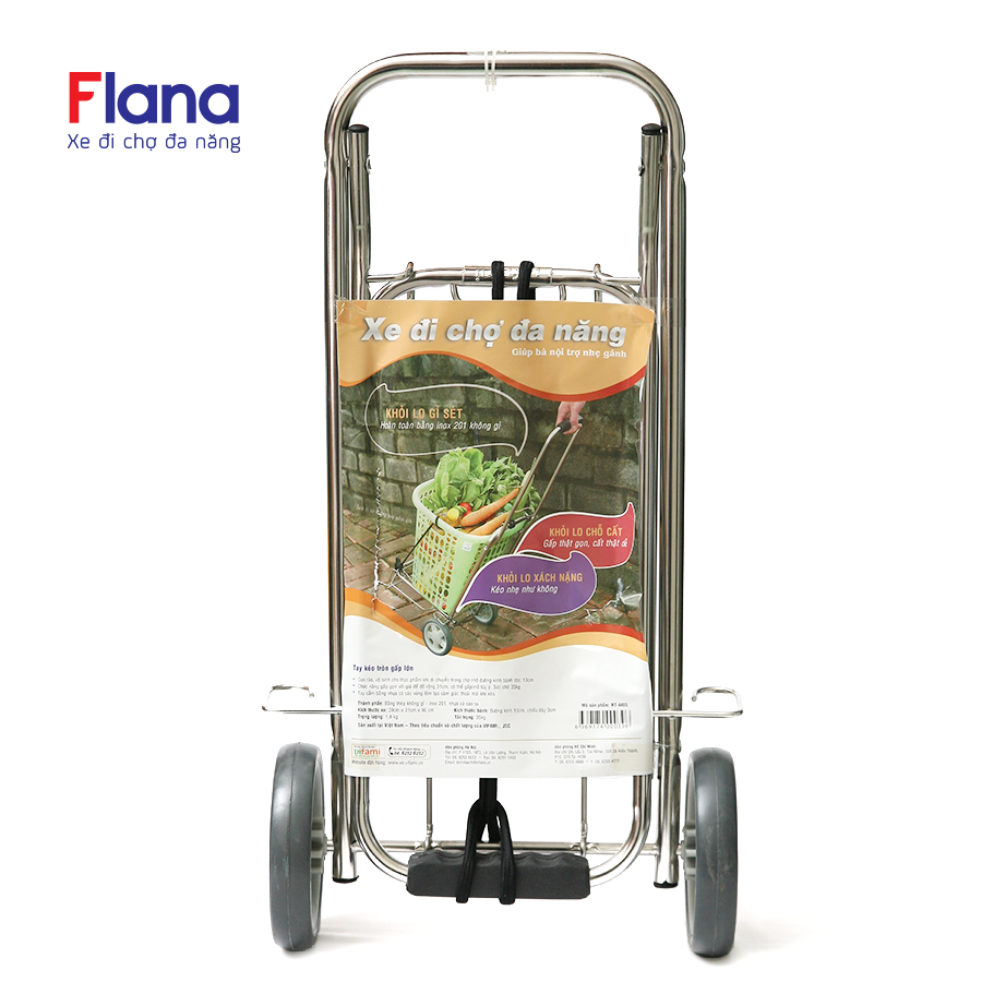 Xe chở hàng đa năng iNox, tay gấp