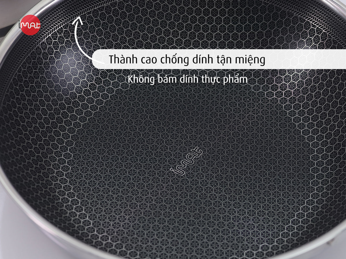 Chảo xào iMat Hybrid 30cm