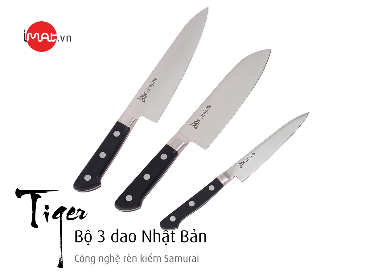 Combo 3 dao nhà bếp cao cấp Nhật Bản | TIGER