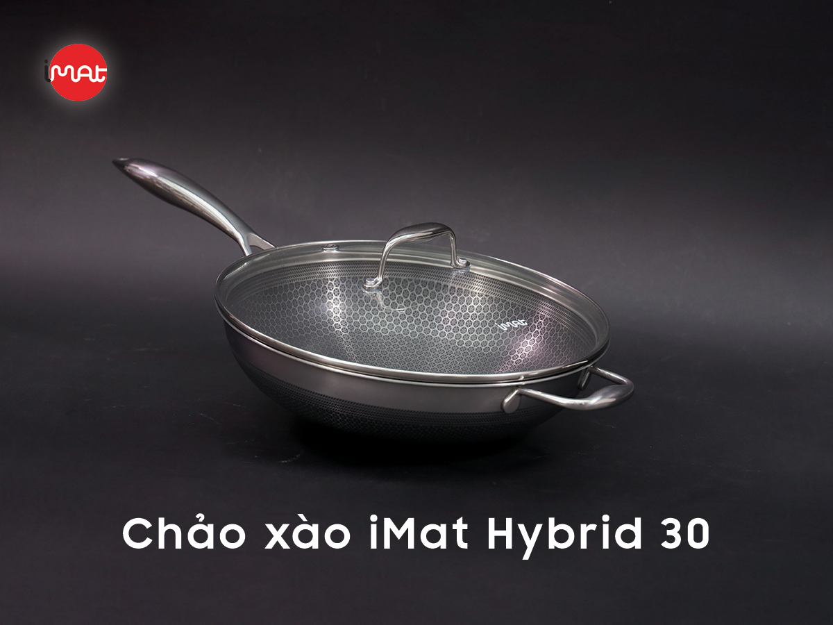 Chảo xào iMat Hybrid 30cm