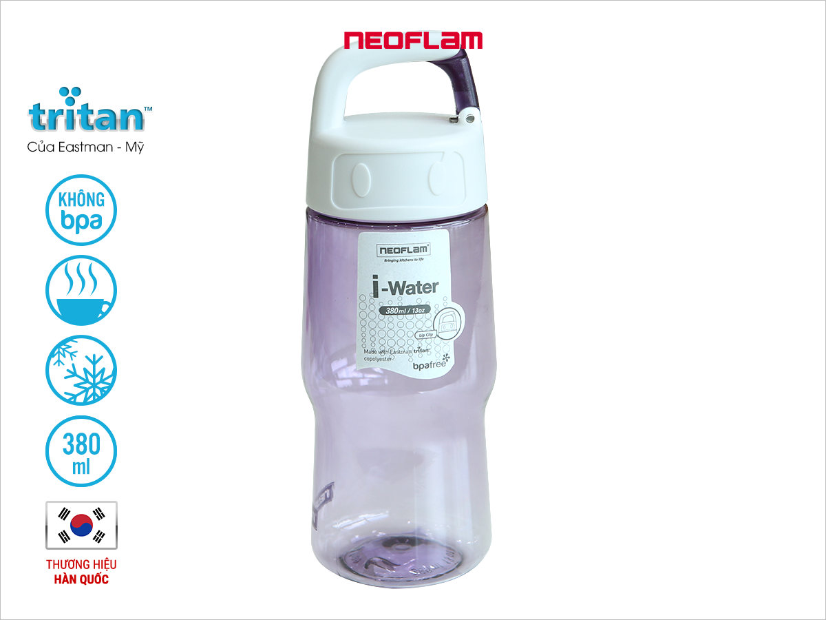 Chai nước Tritan Iwater 380ml