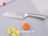 Dao Santoku nhỏ 5" iMat cán thép