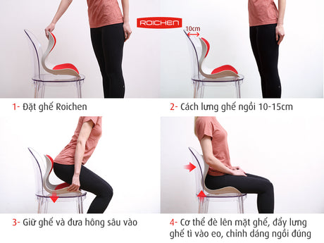 Ghế chỉnh dáng ngồi đúng Roichen Giant