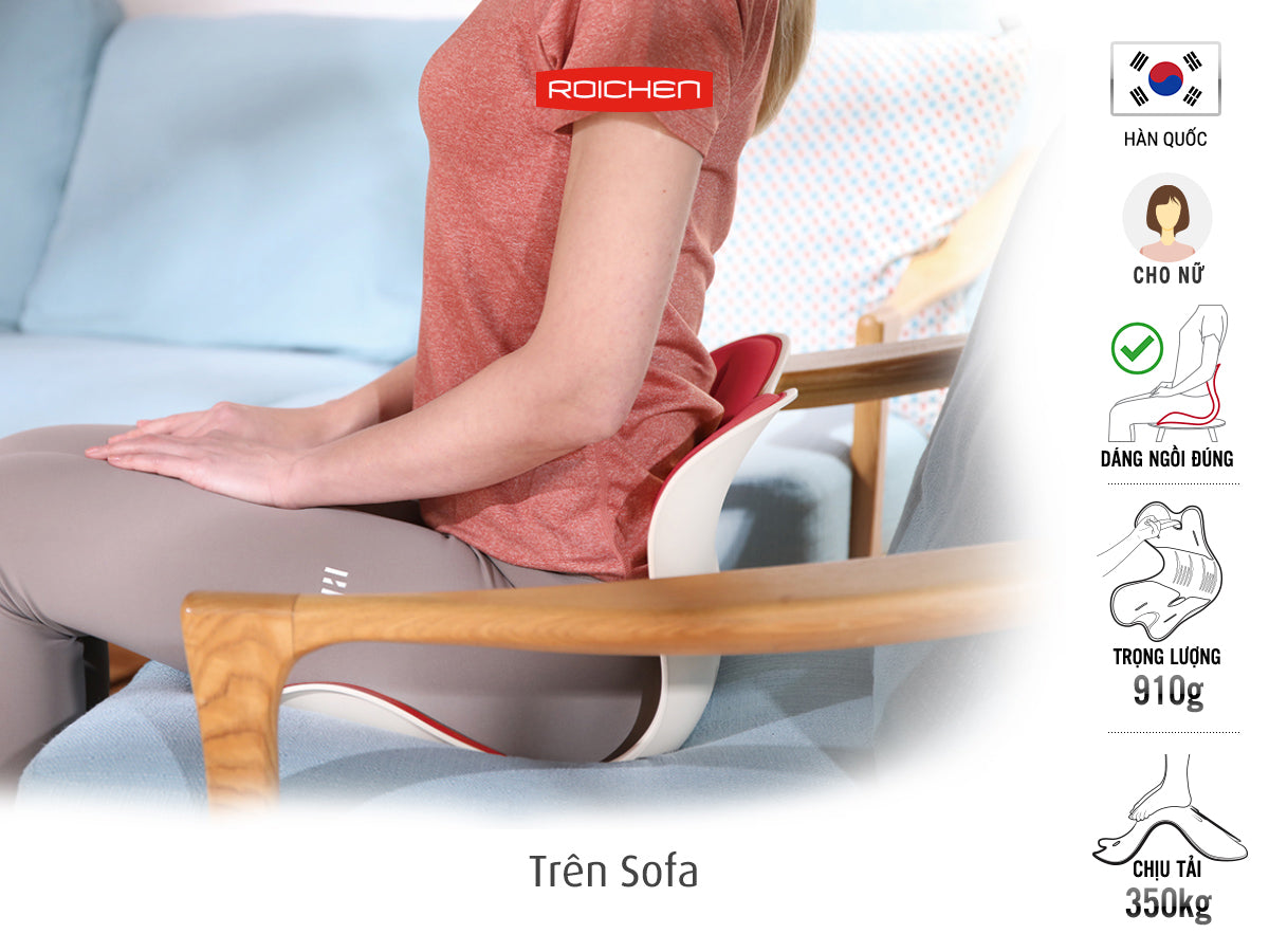 Combo Ghế chỉnh dáng ngồi đúng gia đình Roichen