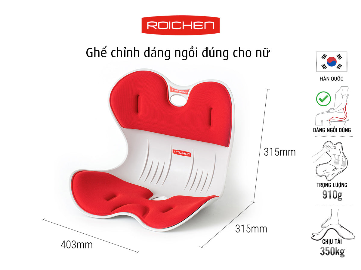 Ghế chỉnh dáng ngồi đúng nữ - Correct posture Chair